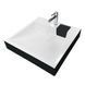 Умивальник Adamant Washer New black/white glossy 4824296202903, Чорний/золото