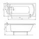 Ванна акриловая Roca Linea в комплекте с ножками 150x70 A24T010000